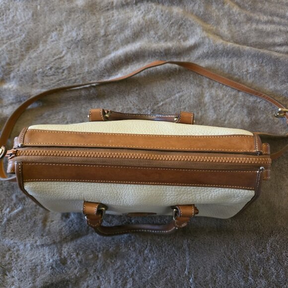 Vintage Dooney & Bourke All Weather Leather Satchel Crossbody USA Authenticated - Picture 15 of 16